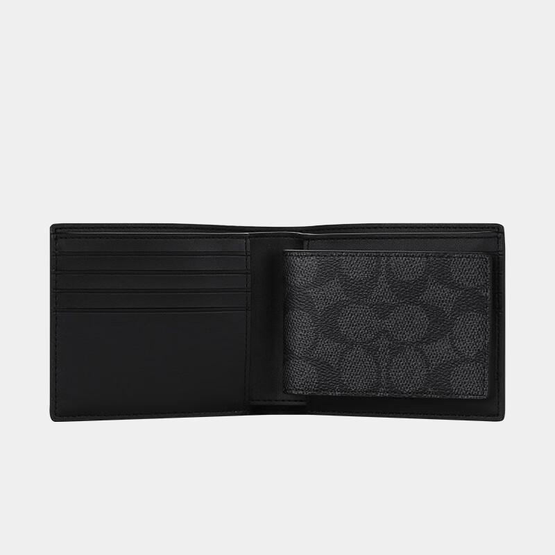 Мужской кошелек-бифолд Coach с держателем для карт
