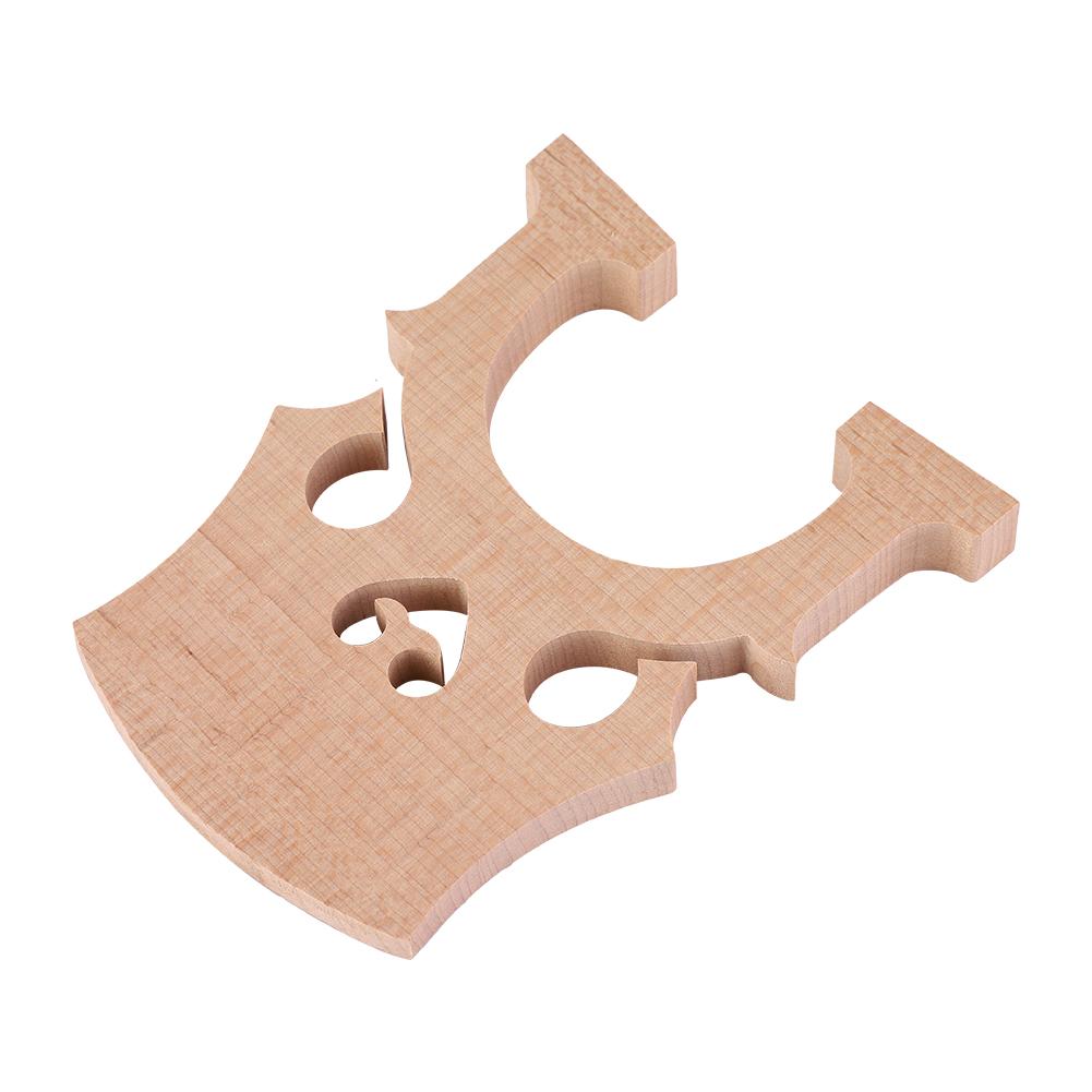 Maple Wood Cello Bridge Replacement Parts Instrument Accessory for 1 4 Cellos