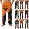 Men's Allover Printed Home Pants Sleeping Pajama Pants Long Pants Pajama Pants