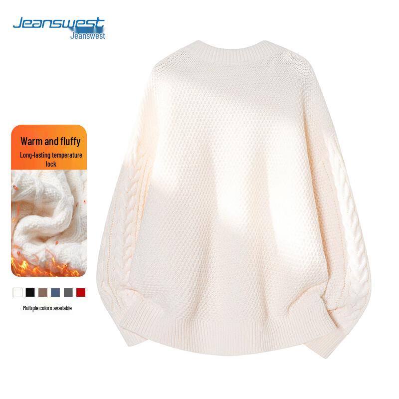 Jeanswest Unisex Thick Warm Round Neck Sweater