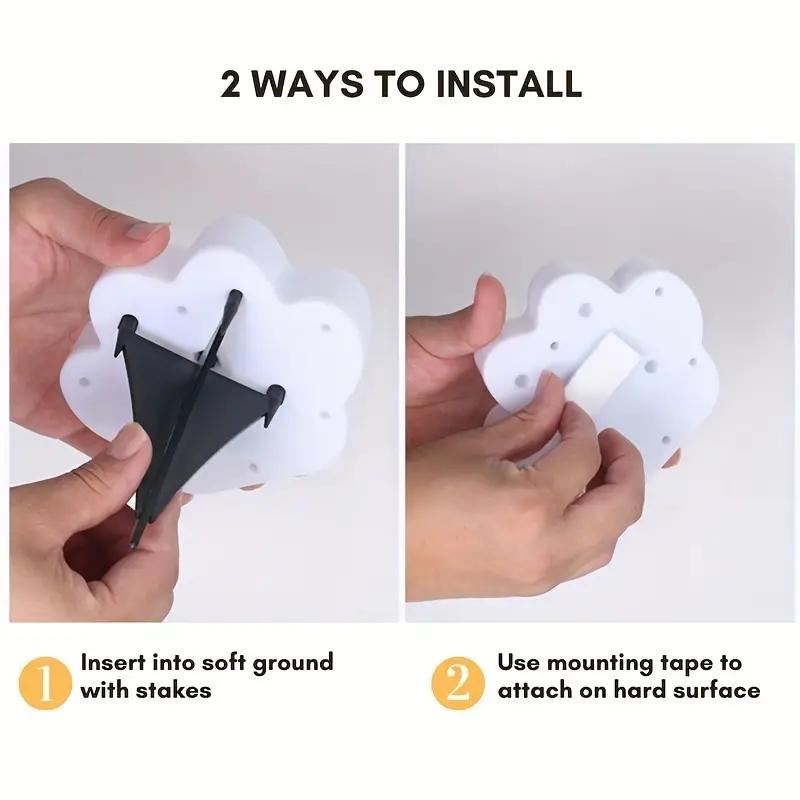 Paw Print Solar Lights 4 Pack, Солнечный садовый светильник, Водонепроницаемый светильник в виде лапы для кошек и собак, Светодиодные светильники для дорожек для дома, Christ