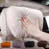 Car Headrest Neck Pillow Lumbar Support Cushion Seat Backrest Pad Car Pillow Relieve Cervical Pain