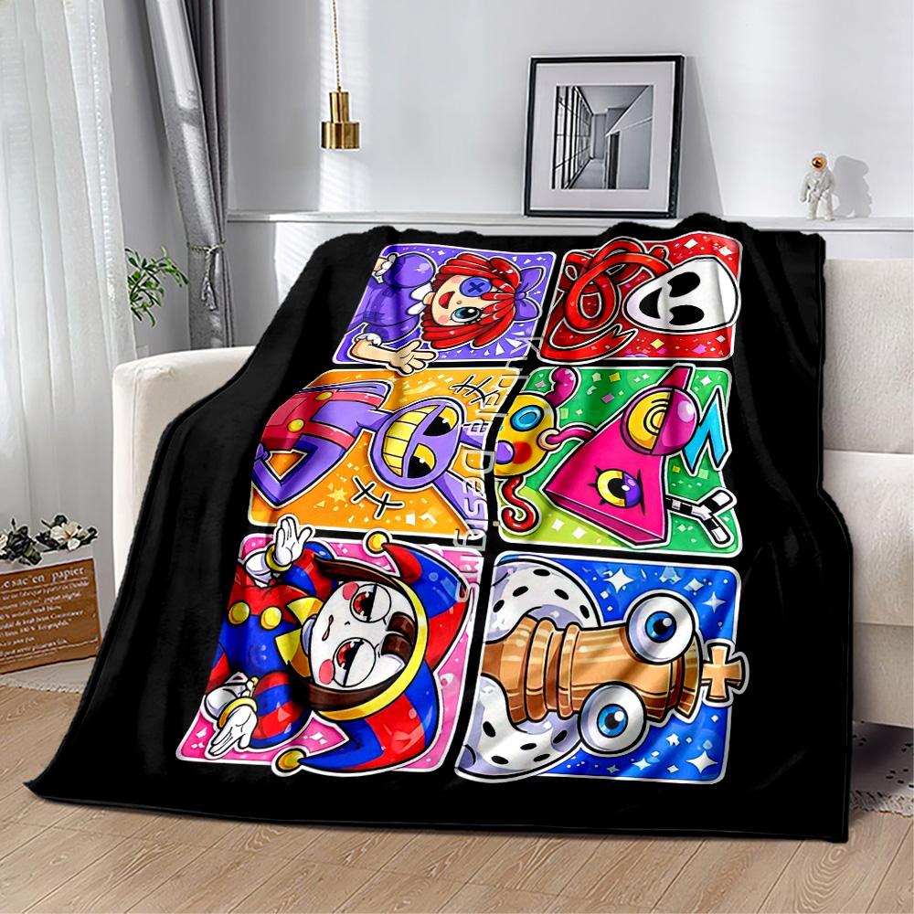 Digital Circus11 Blankets are suitable for living rooms,making them an ideal choice for outdoor travel and gifts.