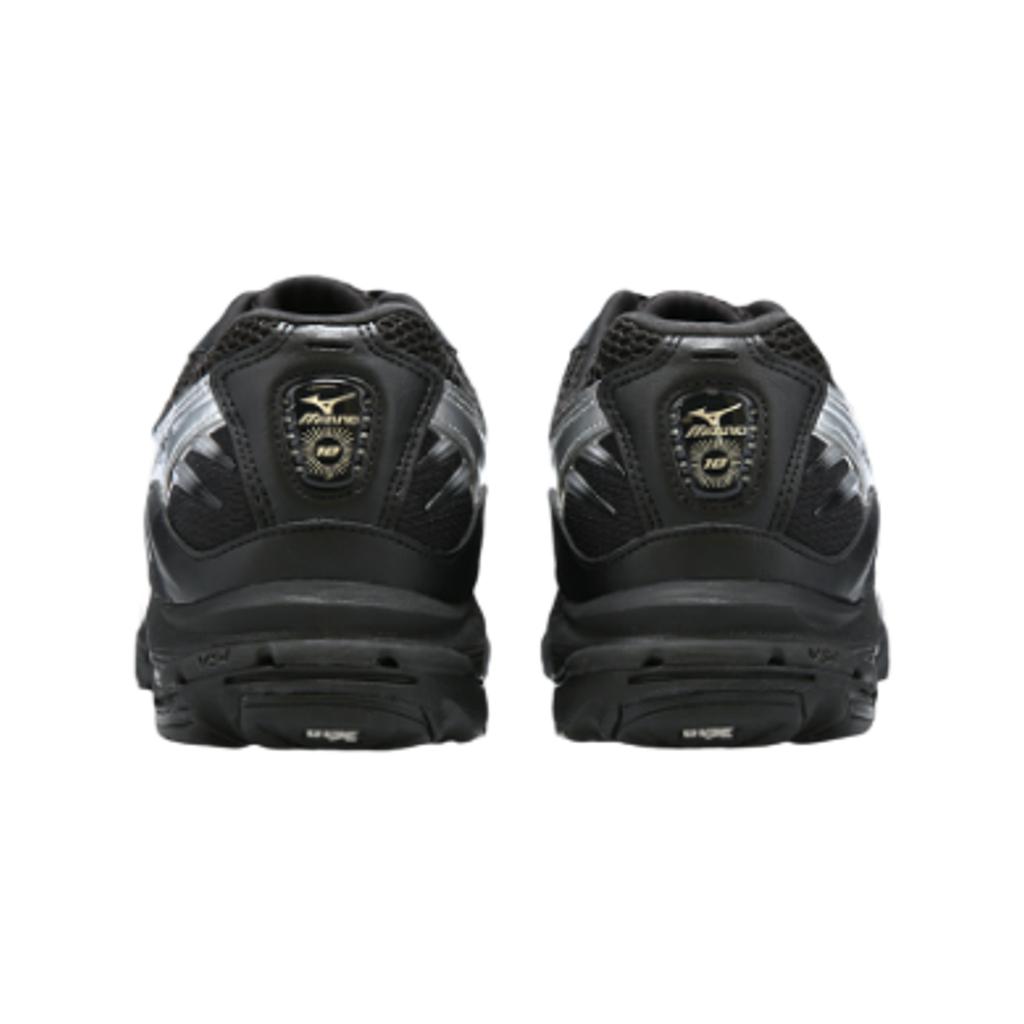 Mizuno Кроссовки Wave Rider 10 Черно-серебристые Унисекс D1GA243151