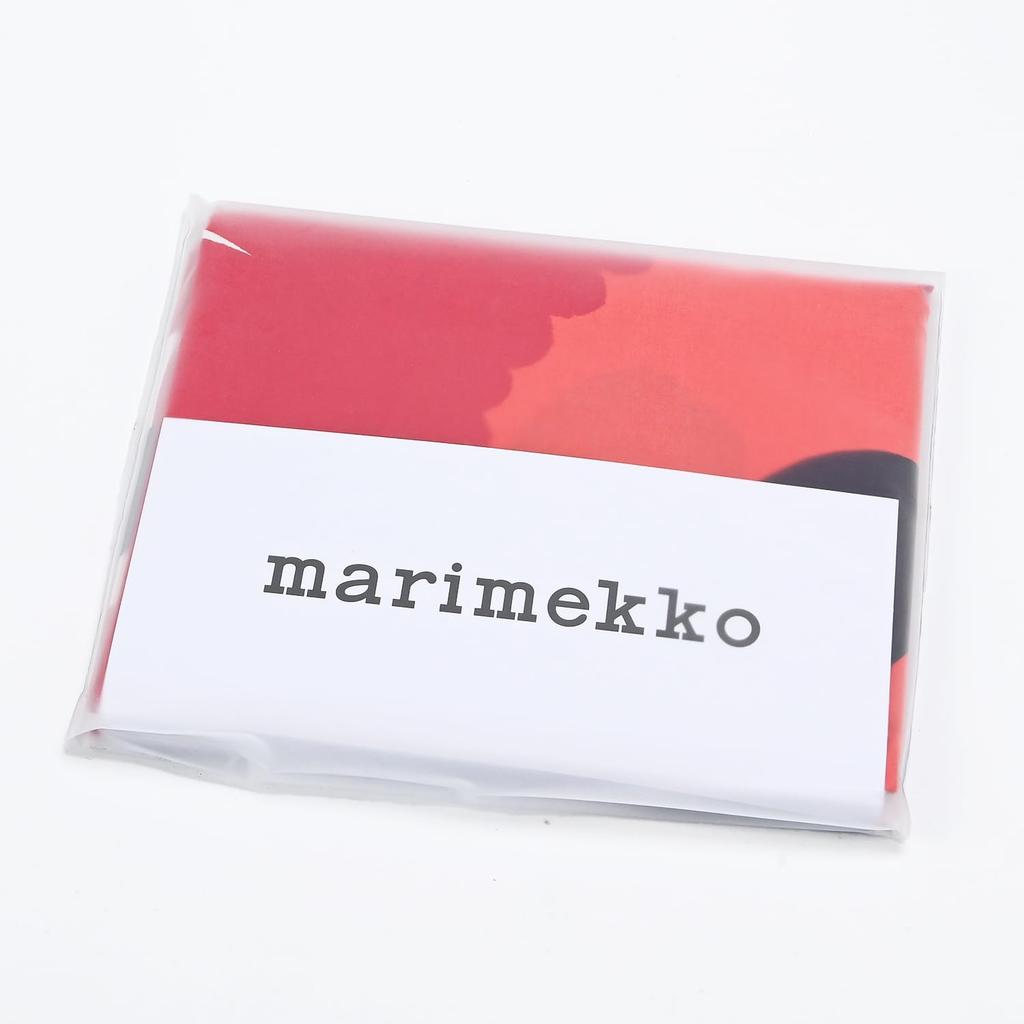 Marimekko Pillowcase 067714 001 (Pillowcase) UNIKKO/Red, Nordic Style [Parallel Import]