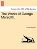 Книга The Works of George Meredith.