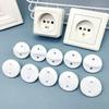4/12PCS Electrical Safety Socket Protective Cover Baby Care Safe Guard Protection Children Anti Electric Shock Rotate Protectors