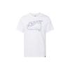 Hand-Drawn Line Graphic Print Short Sleeve T-Shirt Men Tops White FN3715-100