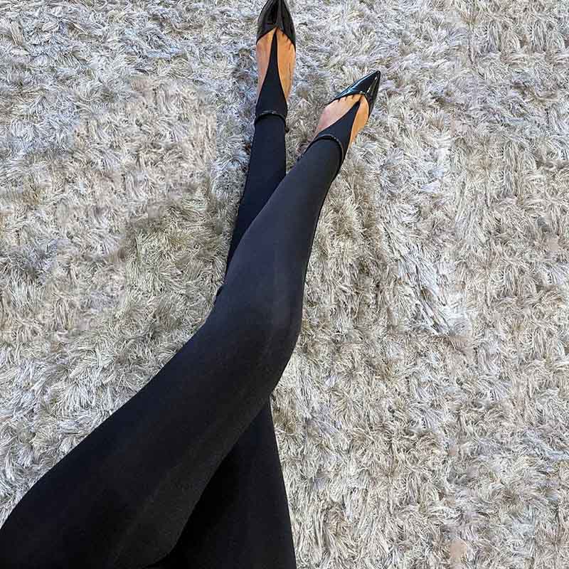 Корейская мода зима черные с высокой талией узкие женские брюки Y2K сексуальные блестящие повседневные клубные леггинсы 2022 длинные