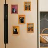 Yousheng 1/2/4Pcs Rebellious Cat Painting Refrigerator Magnet Home Office Kitchen Whiteboard Locker Fridge Cartoon Cat Art Magnetic Decoration