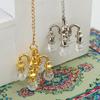 1:12 Scale  Vintage Chandelier Mini Furniture Toy Playing House Miniature Dollhouse Ornament Ceiling Lamp Doll Accessories