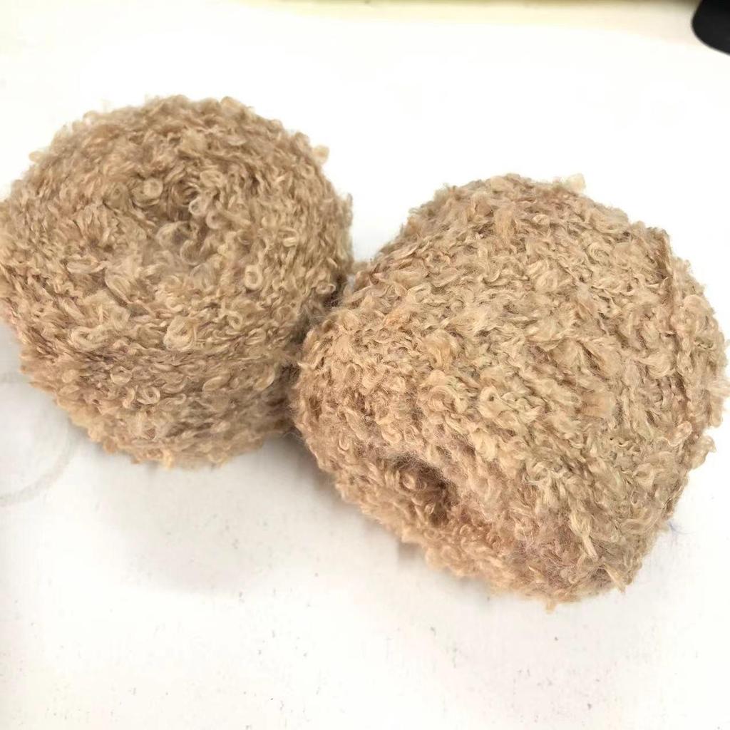 Пряжа-петля из шерсти ручной вязки для волос куклы, DIY-проектов и вязания шарфа/шапки