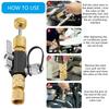 Vacuum Valves Cores Removal Tool Pressure Monitoring Vacuum Tool 5/16in Female 1/4in Male