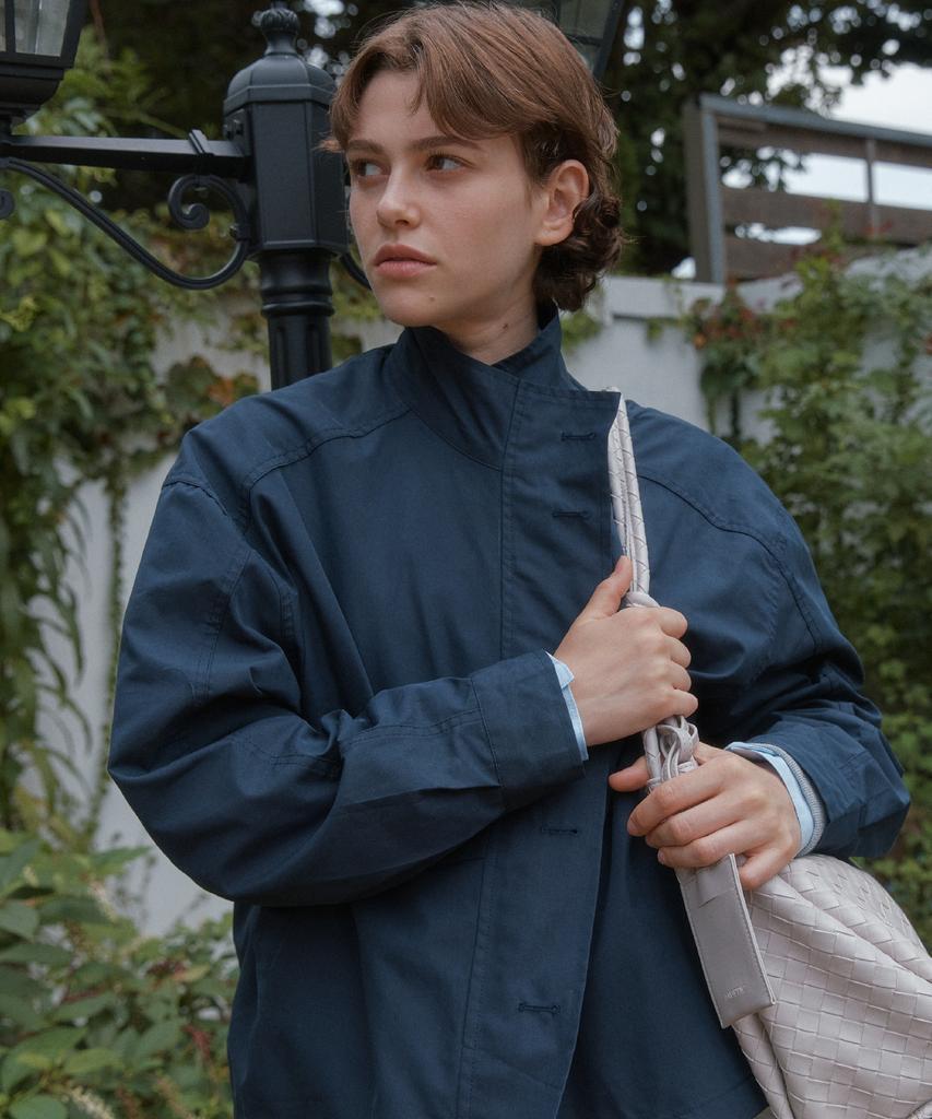 ANOETIC Anc Multi Pocket Harrington Jacket_Navy