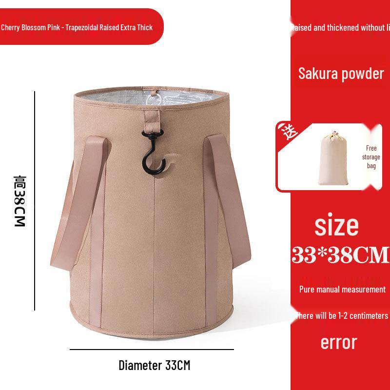 Утолщенная портативная термоизолированная ванночка для ног: Складная, глубокая, удобная для путешествий ванночка для ног для взрослых.