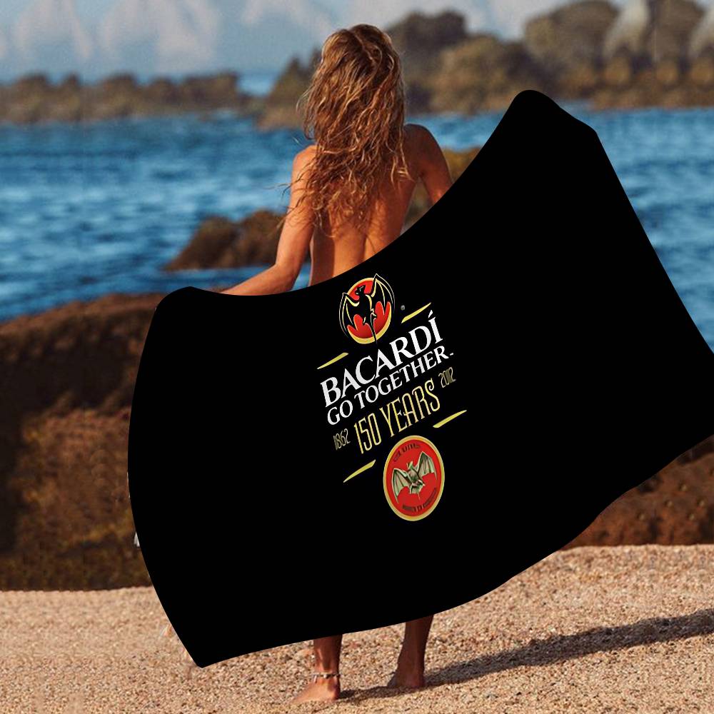 Микрофибровое пляжное полотенце Bacardis Beer, впитывающее, быстросохнущее, мягкое, для йоги, плавания, курорта, альпинизма