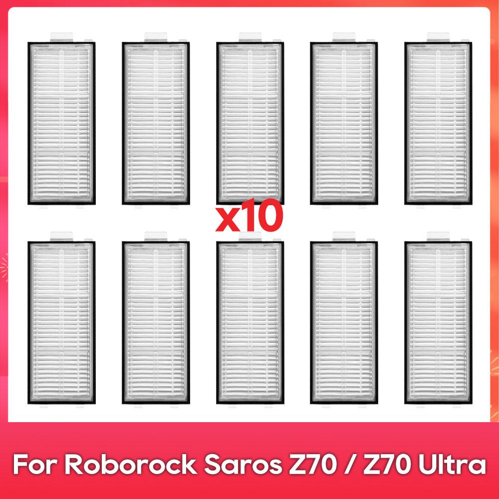 Подходит для ( Roborock Saros Z70 / Z70 Ultra ) Запчасти Аксессуары Основная Боковая Щетка Hepa Фильтр Моп Пылесборник Деталь Робота Пылесоса