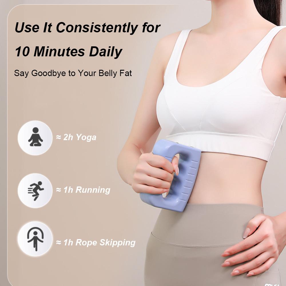 Fascia Rings Massager Cordless Mini with Belt Portable Deep Tissue Adjustables Vibration Slimming Leg Tool Fat Throwing Machine