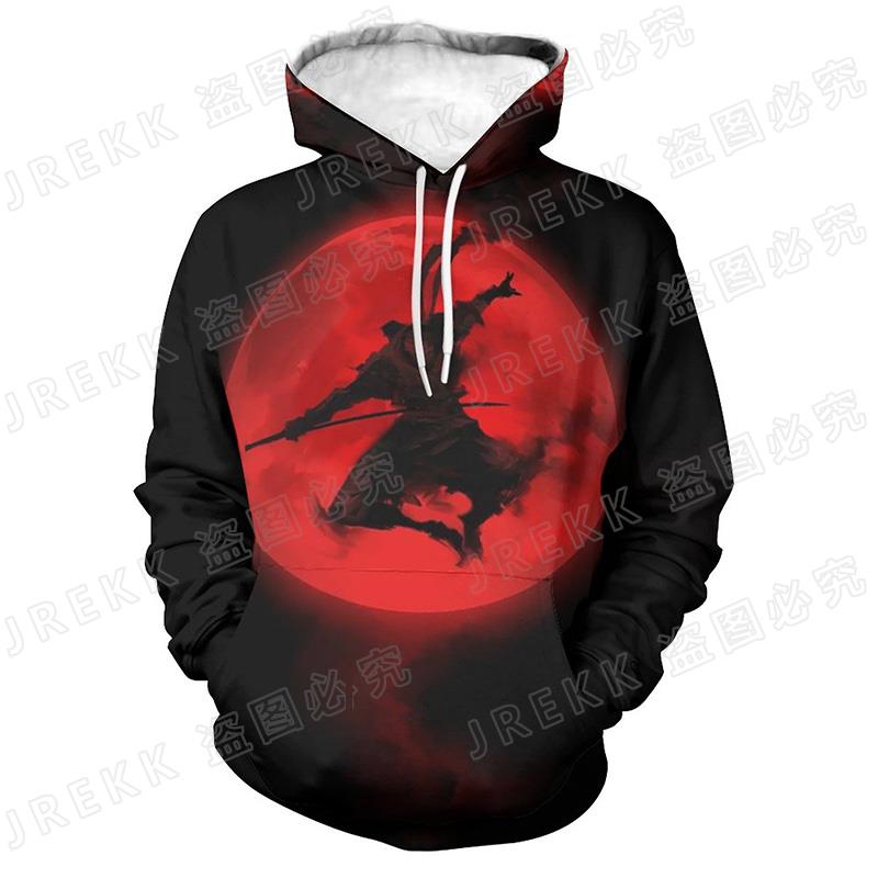Spring Autumn Japan Ronin Samurai 3D Print Hoodies Men Women Children Hooded Harajuku Cool Swearshirts Fashion Streetwear