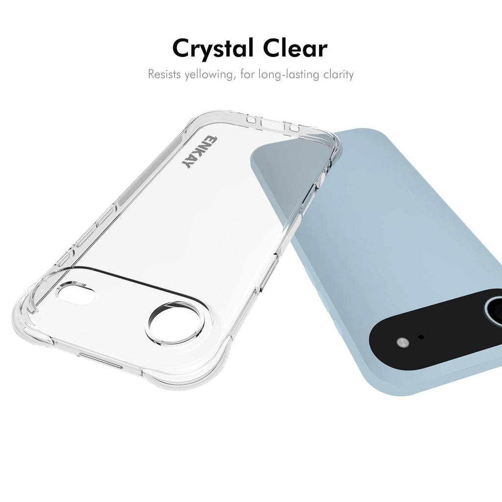 For iPhone 17 Air Clear Phone Case ENKAY HAT PRINCE Shockproof Anti-slip TPU Cover
