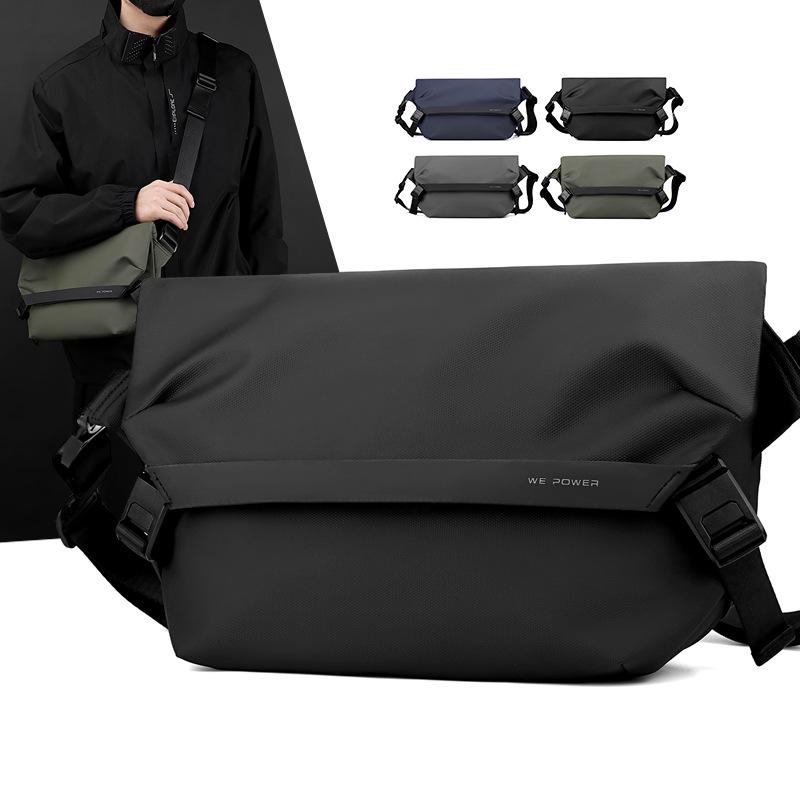 WEPOWER Универсальный мужской повседневный рюкзак через плечо - Модная маленькая квадратная нагрудная сумка