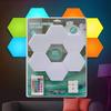 RGB LED Quantum Wireless Hexagon Lamp Сенсорный Ночной Светильник Спальня Сотовые Настенные Лампы Управление Цветной Светодиодный Светильник Для Шкафа