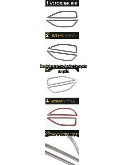 ID.4X Front Panel & Center Console Air Outlet Decoration Ring Sticker