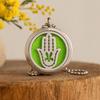 Essential Oil Diffuser Necklace Hand of Fatima 30mm