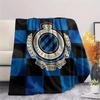 1PC Club Brugge KV Patterned Flannel Blanket Suitable For All Seasons for Home Decor Warmth and Comfort Gifts Holiday Present