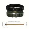 1pc Quick Release Tactical Belt for Men Fashion Style Combat Belt for Outdoor Activities and Fishing
