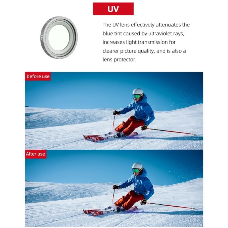 High Definition Optical Glass Lens Filter for GO3/GO2 Filters Capture True Colors Effortless Shooting Experience