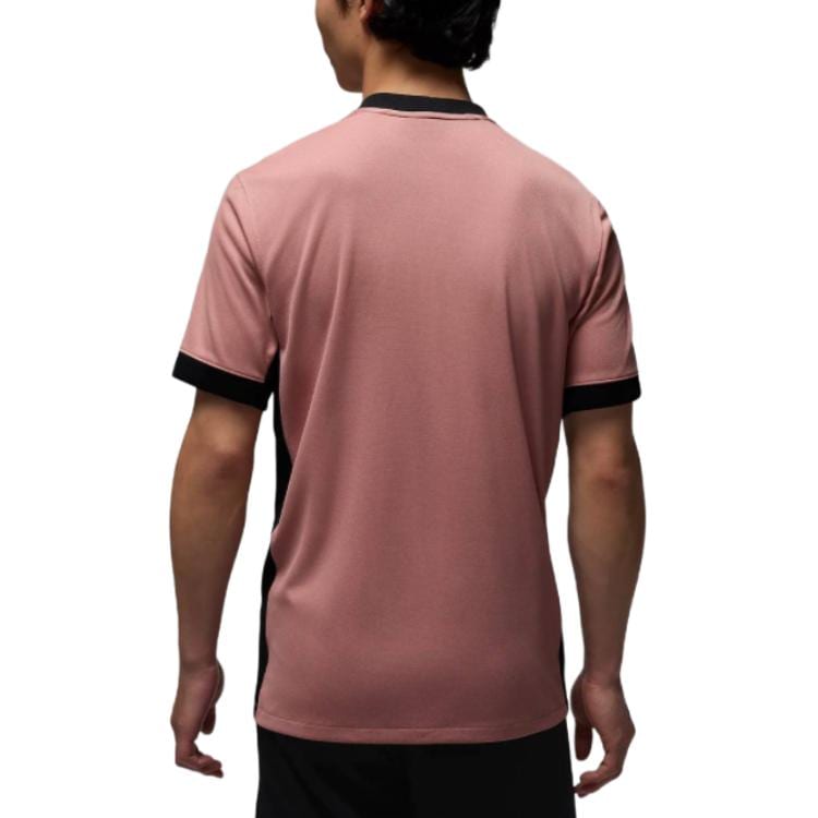 Jordan Футбольная футболка Dri Fit Paris Saint Germain Фанская версия Унисекс Ржаво-розовый/Черный/Черный FQ2024-686