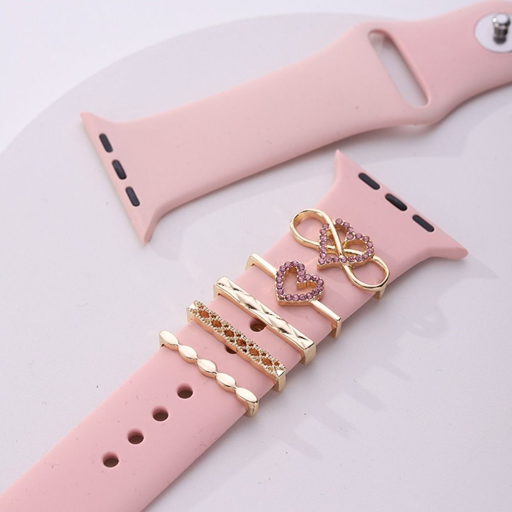 Metal Watch Band Ornament Brooch Decorative Nail Creative Wristbelt Charms  Strap Accessories