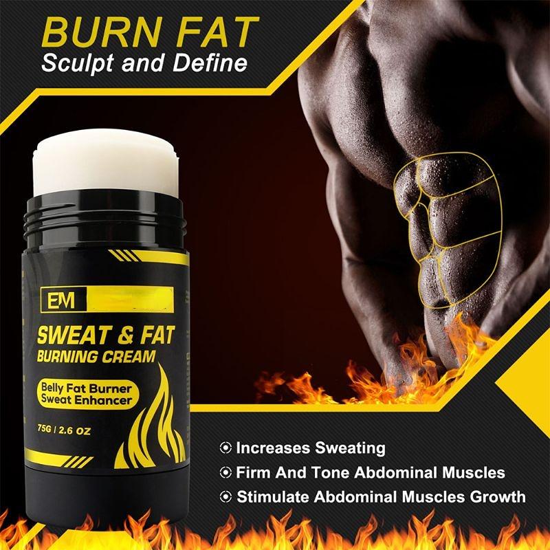 75 г крем для похудения, сжигатель жира на животе, усилитель пота, сжигание мышц живота для мужчин и женщин