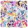 50 водостойких наклеек-рисунков «My Little Pony» для бутылок с водой и компьютеров