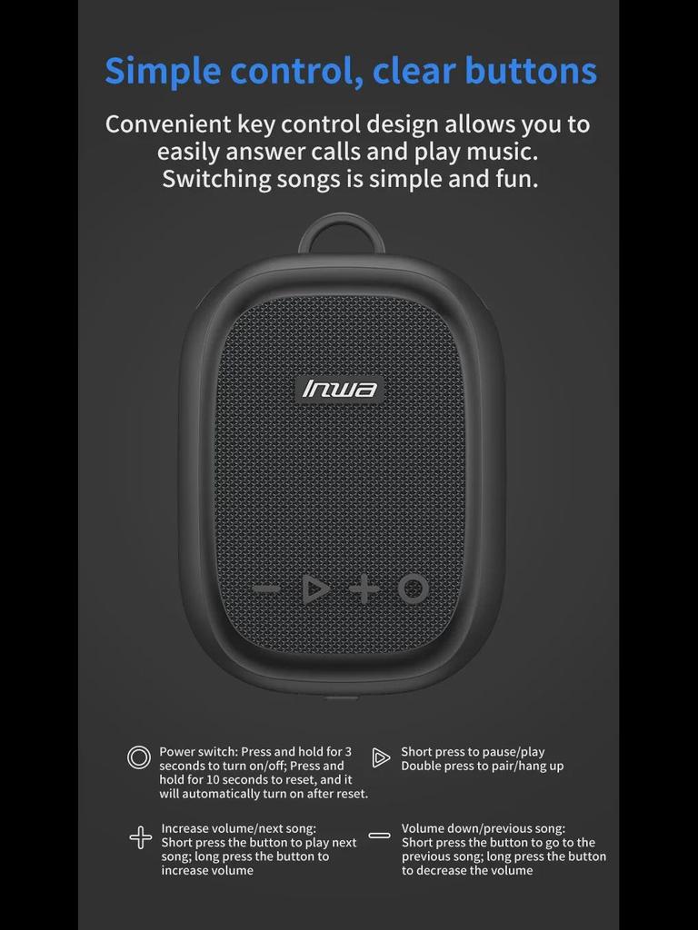 MZ-629 Портативный уличный беспроводной Bluetooth-динамик с сабвуфером 5 Вт и подставкой для велосипеда