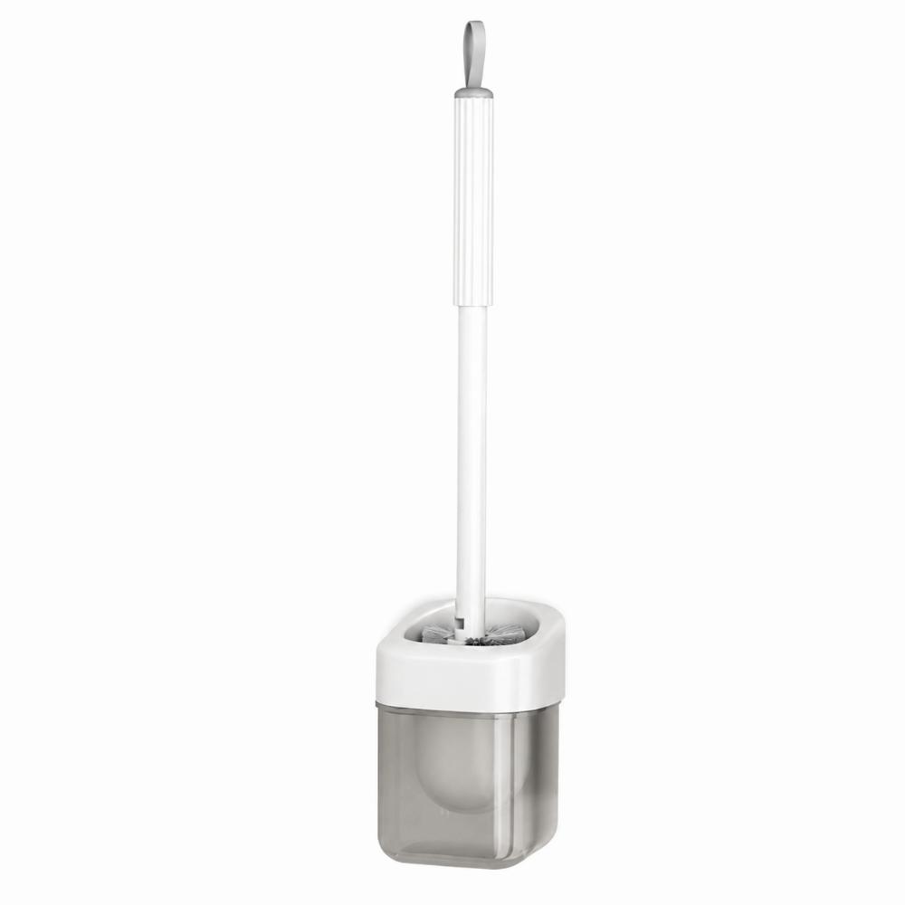 Hemispherical Brush Head Toilet Brush Groove Design Wall Mount Brush  Apartment Living