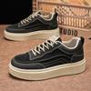 Men's Shoes New Spring Sports and Leisure Trend Soft Baseplate Shoes Men's Platform Non-slip Versatile Trendy Shoes