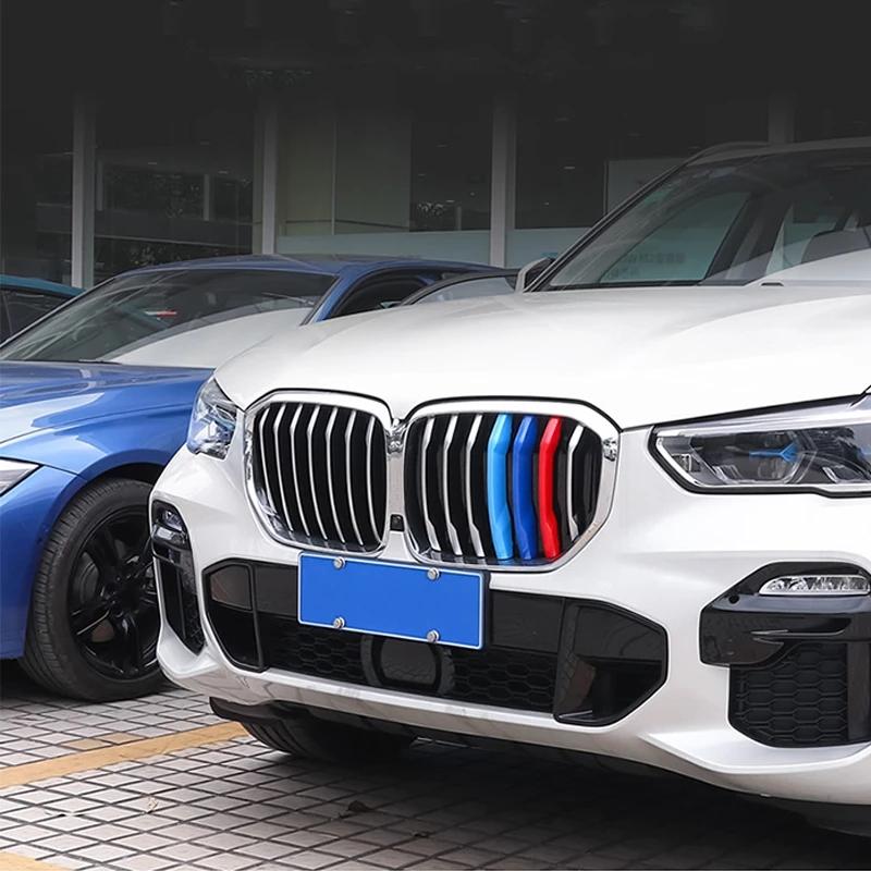 Для BMW X1 X3 X4 X5 X6 E84 E70 E71 F15 F16 F25 F26 G01 G02 G05 M 3 цвета передняя воздушная решетка для почек, крышка решетки радиатора