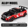 1/22 Scale Nissan GTR Alloy Car Model with Lights and Sounds, Ultimate Racing Replica for Kids' Room Display & Play, Collectible Toy Car