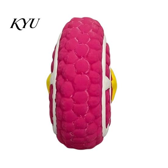 Interactive Pet Toys for Boredom And Anxiety Round Shield Dog Toy, Squeaky Latex Chew Safe Puppy Teething Fetch Teeth Cleaning Toy Small Medium