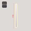 LED White/black Minimalist Long Wall Lamp TV Background Wall/living Room/guest Room/room/decorative Warm Light 96V-265V