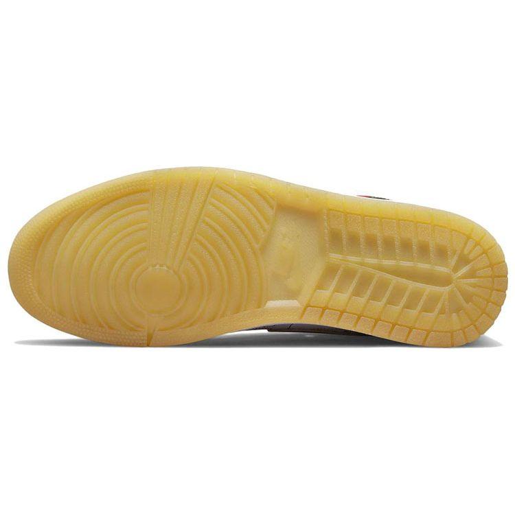 Кроссовки унисекс Air Jordan 1 Mid SE GC XQ 2022 Белое золото-Dust Sport-красный DV0576-176