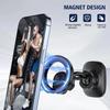 Mobile Phone Stand Two-way Magnetic Mobile Phone Stand Accessories Office Sports Stand Rotating 360 Degrees Car Kitchen D6F8