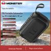 MS62110 Monster Bluetooth Портативная уличная колонка с большим громкостью, высоким качеством звука, слотом для карты, USB-накопителем и сабвуфером.