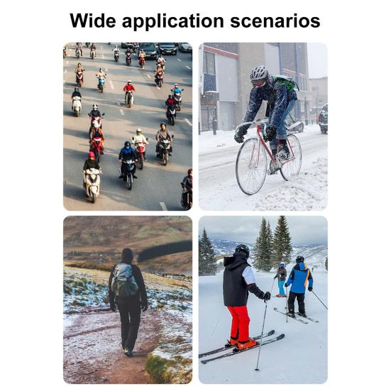 Зимний шарф-труба с ветрозащитной бархатной подкладкой для лыж, утеплитель для шеи, шарф для