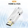 Кабель-конвертер HDMI-совместимый в VGA HD 1080P Цифровой Аналоговый Адаптер с Аудиоразъемом 3,5 мм для Наушников для ТВ ПК Ноутбука