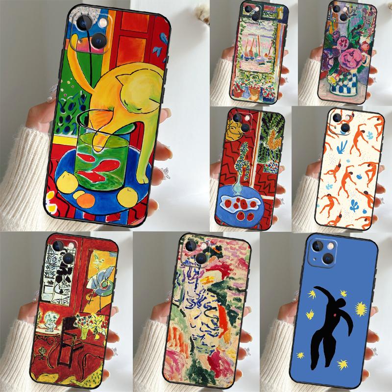 Henri Matisse Art Painting Phone Case For Samsung Galaxy S25 Ultra S24 S23 S22 S21 FE S9 S10 S20 Plus S24 FE Soft Cover