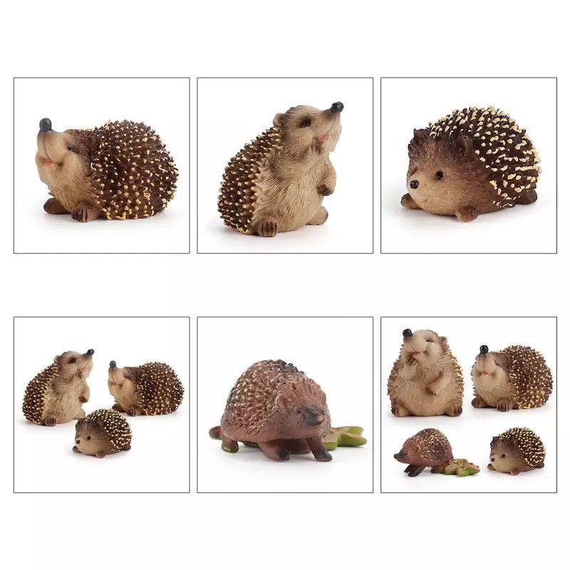 Vivid And Realistic Wild Hedgehog Model Perfect For Desktop Decoration And Play