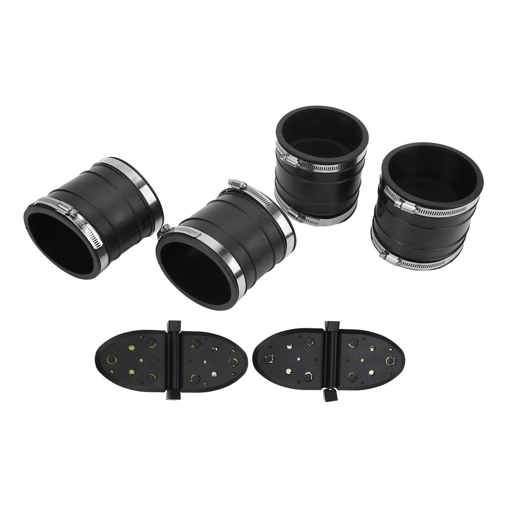 Комплект шлангов-гофр выхлопной системы Y-образный с заслонкой водяной заслонки нижняя верхняя 32‑14358T Замена для двигателей Mercruiser V6 V8